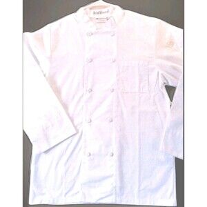 Chef Works Calgary Cool Vent  Long Sleeve Chef Coat Size Small